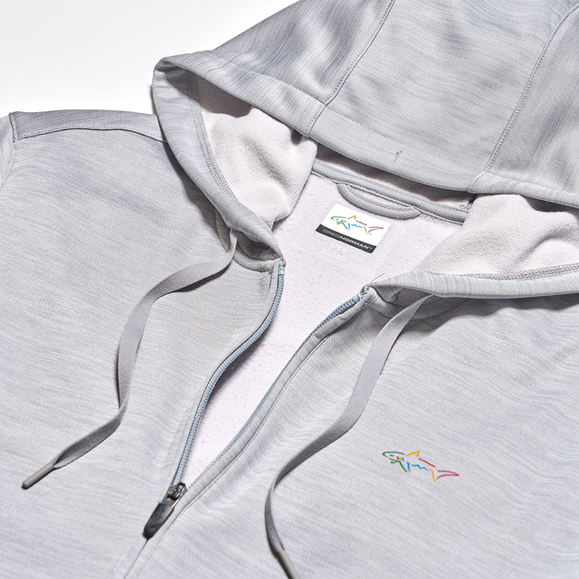 Shark Full-Zip Fleece Golf Hoodie