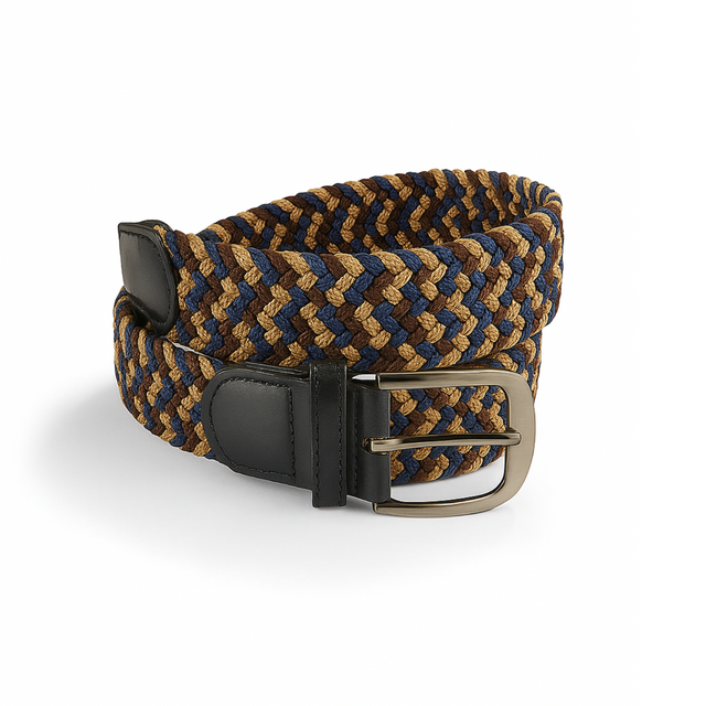 Stretchable Multicolor Webbing Belt