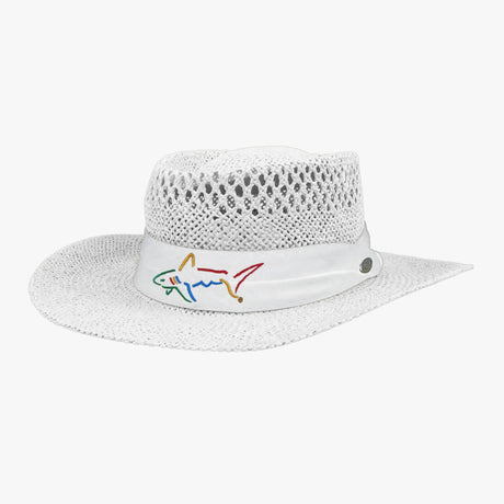 Signature Straw Hat – Breathable, Sun-Protective Golf Style