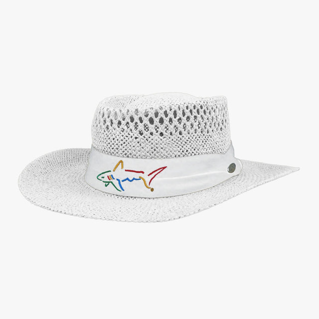 Signature Straw Hat – Breathable, Sun-Protective Golf Style