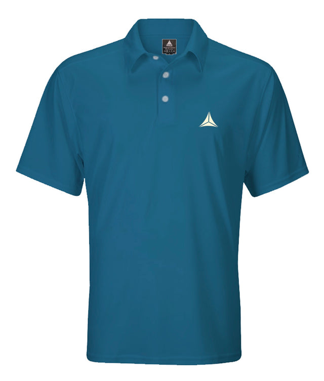 Men,s Solid Short Sleeve Polo - LT Navy
