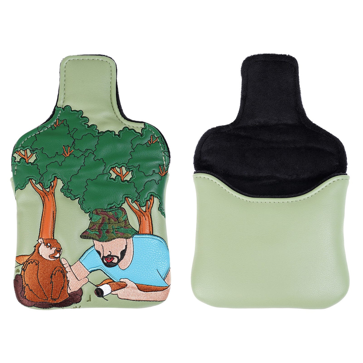 Golf Green Diglett Square Mallet Putter Cover