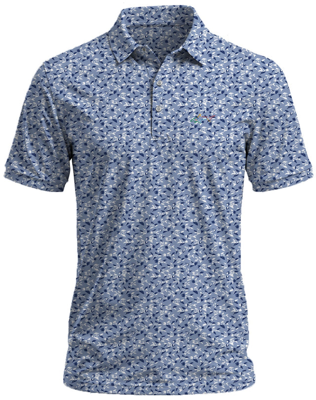 Men's “Tidal Swing” Performance Golf Polo