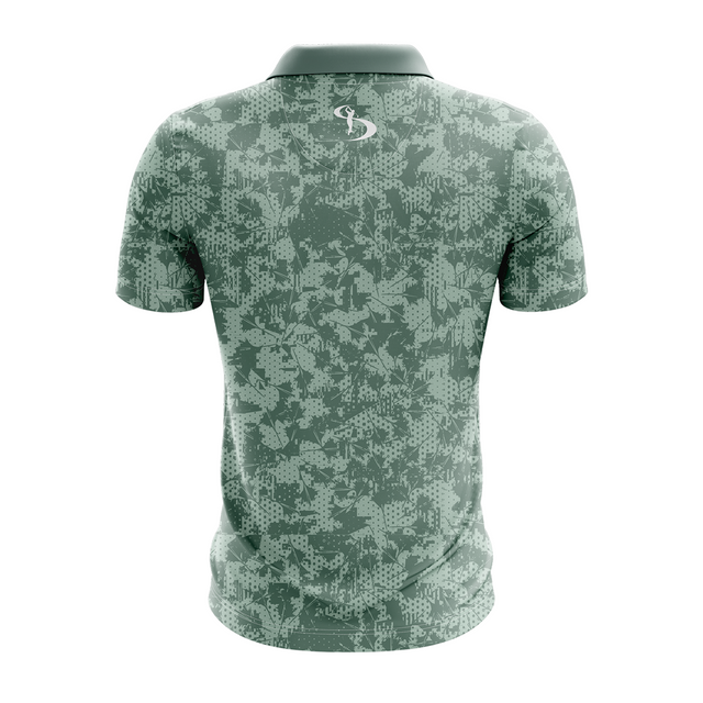 Men's Winter Green Performance Golf Polo
