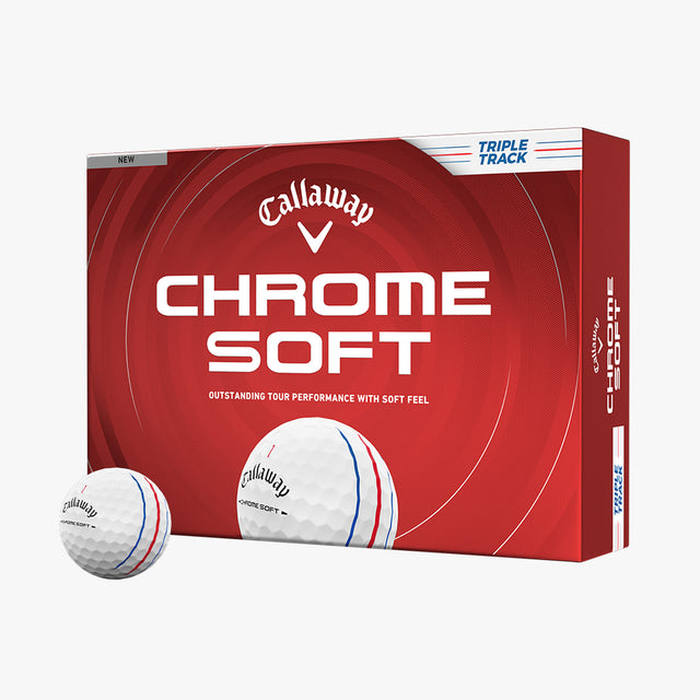 Chrome Soft Triple Track Golf Balls
