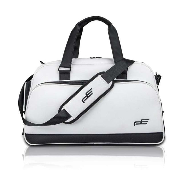 Players Boston Bag – Lightweight, Durable, and Travel-Ready - White