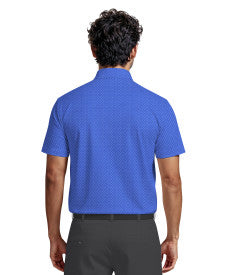 Essential Geo Print Short Sleeve Golf Polo Shirt