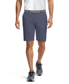 8" Linear Geo Print Golf Short