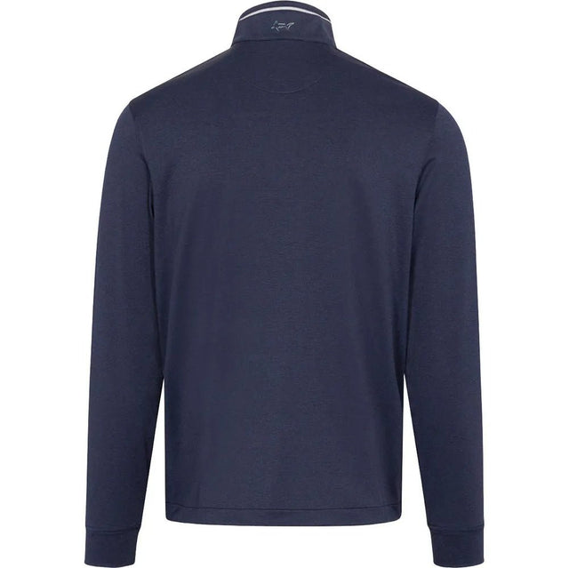 K060 Leaderboard Golf 1/4 Zip Golf Pullover - Navy Heather