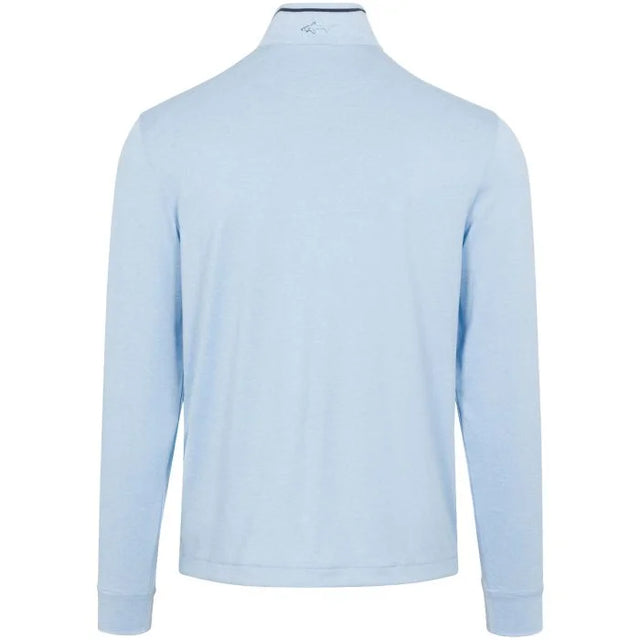 K060 Leaderboard Golf 1/4 Zip Golf Pullover - Cloud Heather