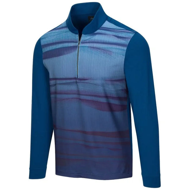 Greg Norman Misty 1/4 Zip Golf Pullover