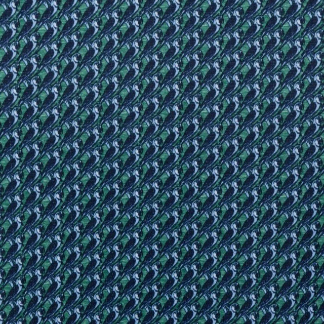 ML75 Parrot Paradise Golf Polo - Nocturne