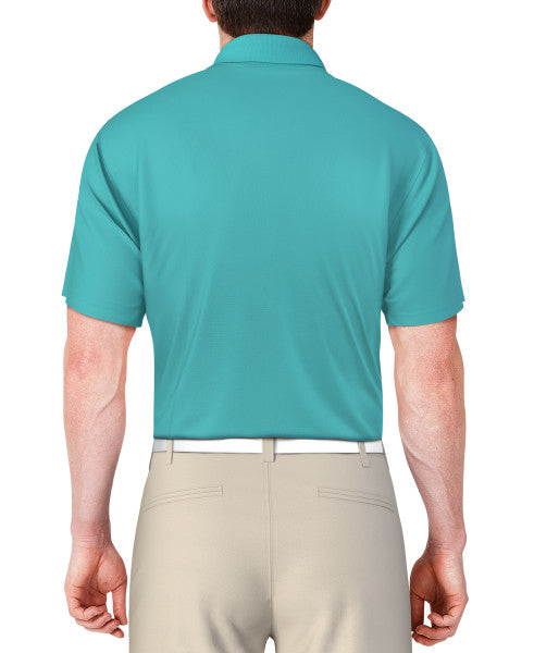 Airflux Mesh Short Sleeve Golf Polo Shirt - Scuba Blue