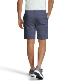 8" Linear Geo Print Golf Short