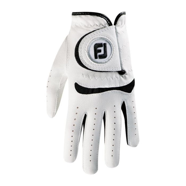 Junior Golf Glove - Left Hand - White Assorted