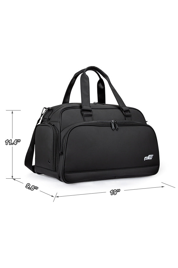 Players Boston Bag – Lightweight, Durable, and Travel-Ready - White