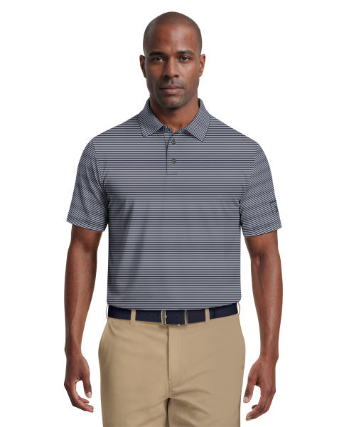 Men's Cooling Stripe Short Sleeve Golf Polo Shirt