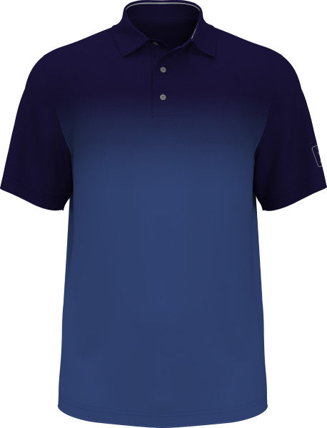 Ombre Print Short Sleeve Golf Polo Shirt - Ombre