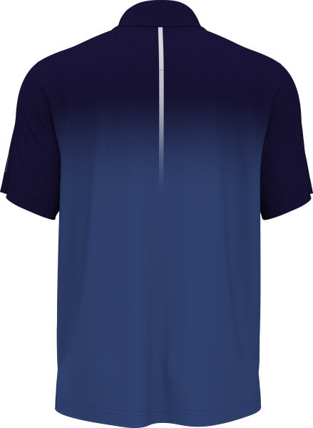 Ombre Print Short Sleeve Golf Polo Shirt - Ombre