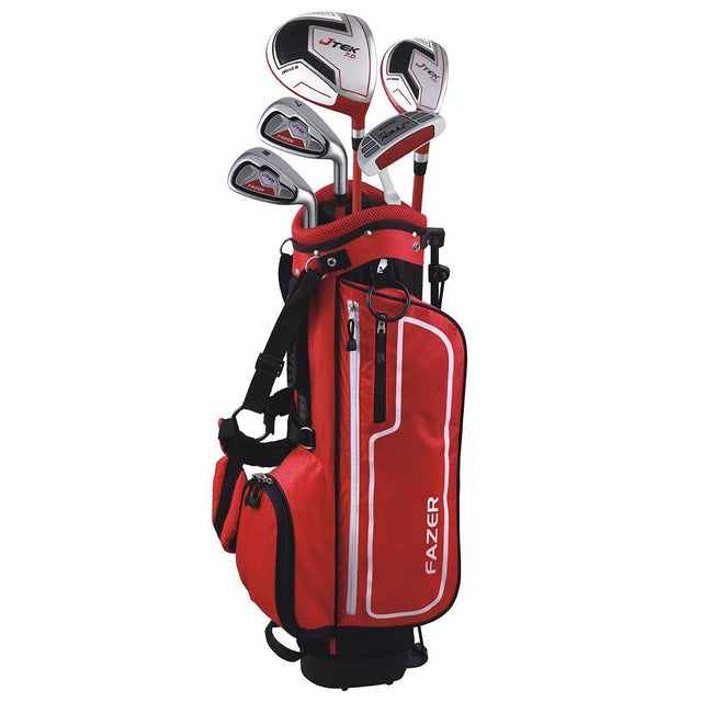 Fazer Junior J TEK 7.0 Age 9-11 Golf Package Set With Golf Stand Bag - Left Hand