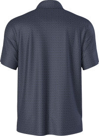 Junior's Golf Flag Geo Print Short Sleeve Golf Polo Shirt
