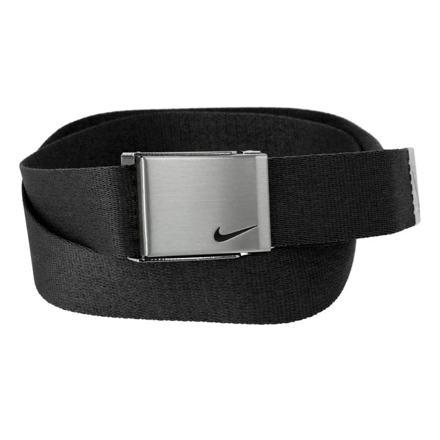 Nike Men's 3-in-1 Web Belt Pack with Silver Buckle