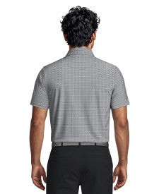 Micro Tee Print Short Sleeve Golf Polo Shirt
