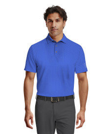 Essential Geo Print Short Sleeve Golf Polo Shirt