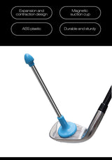 Golf Cutter Direction Indicator Swing Trainer Portable Magnetic Stainless Steel Golf Club Alignment Stick Correct Aim Lie Angle