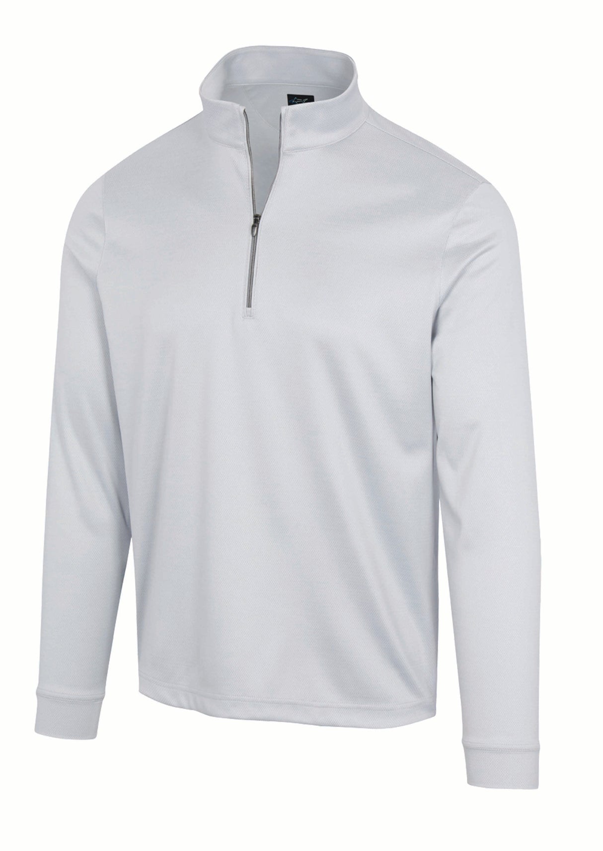 Men's 065 shark Grey HTR Heather 1/4 Zip Golf Jacket Polo (2024 Collection)