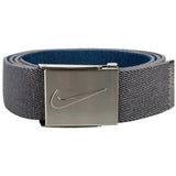 Men's Nike Web Reversible Golf Belt - Grey/Navy