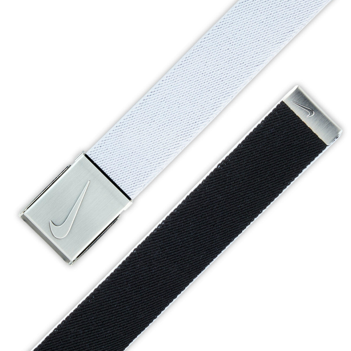 Nike Men's Reversible Stretch Web Belt - WHT/BLK