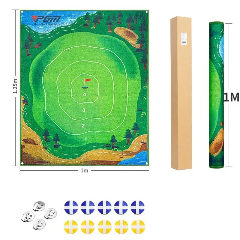 Golf Chipping Dartboard – Indoor Swing Trainer with Velcro Balls