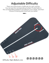 Golf Swing Trainer Indoor/Outdoor Use Shot Mechanics Improvement for All Skill Levels