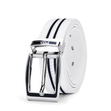 PGA Leather Golf Belt Black and White