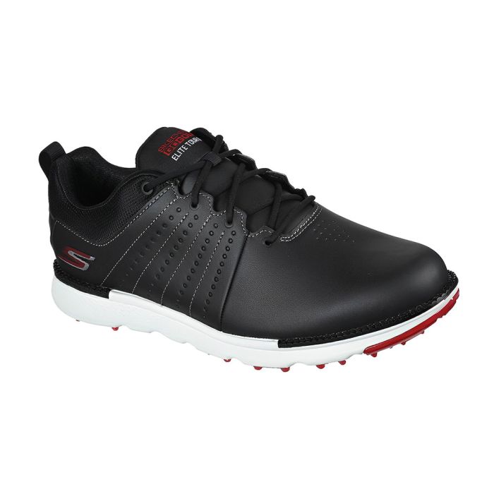 Men's Elite Tour SL MD Spikeless Golf Shoes - Black/Red