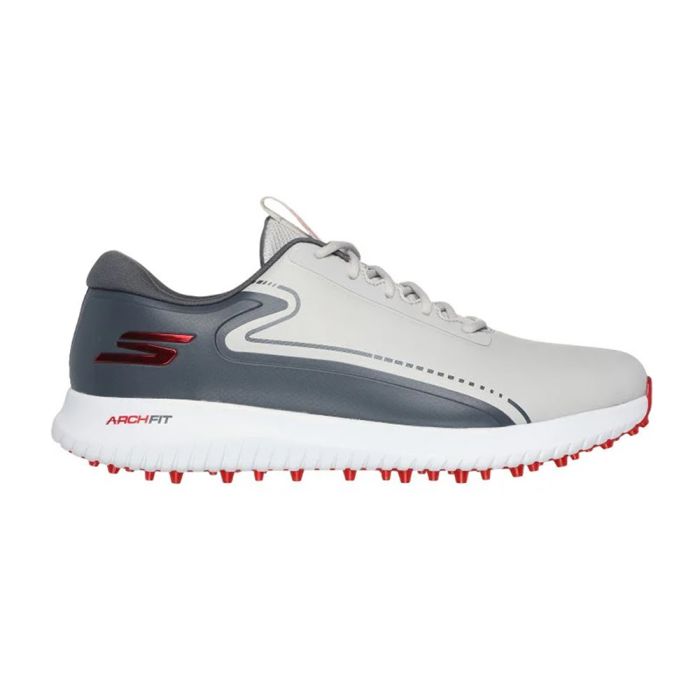 Men's Max 3 MD Spikeless Golf Shoes - Gray/Red