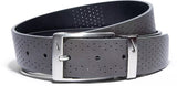 Men's Ultralight Perforated Reversible Golf Belt - Black/Grey