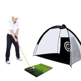 Foldable 3 in 1 Anti-slip Driving Range Practice Golf Hitting Mat