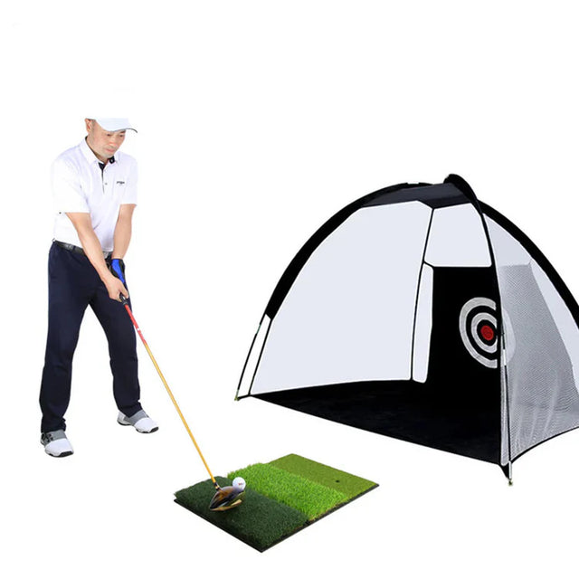 Foldable 3 in 1 Anti-slip Driving Range Practice Golf Hitting Mat