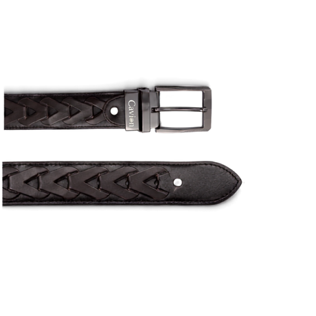 Men’s Premium Golf Belt with Geometric Pattern