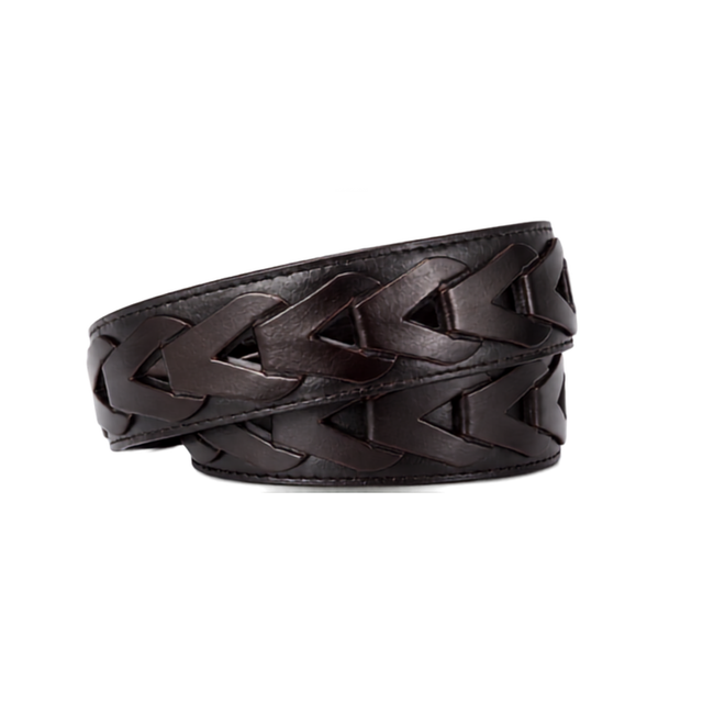 Men’s Premium Golf Belt with Geometric Pattern