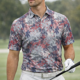 Men's Hibiscus Palm Golf Polo