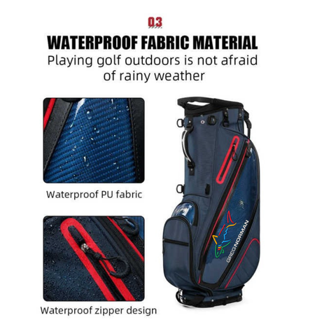 Golf Stand Bag – Lightweight, Thermostatic Pocket and Bag Bending Base