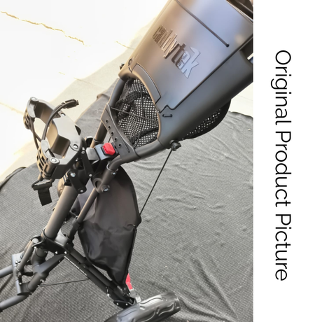 CaddyCruiser ONE Pro One-Click Folding 4-Wheel Golf Push Cart (Trolley)