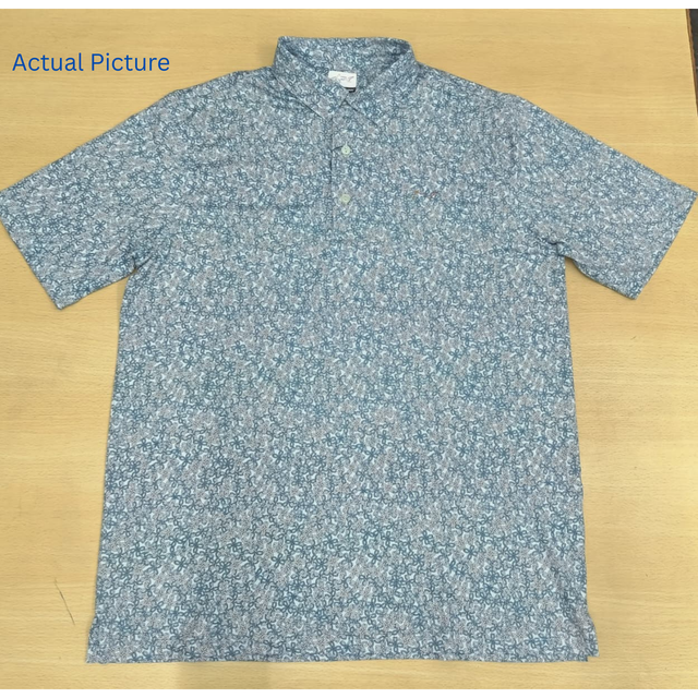 Men’s Golf Polo - Ocean Print
