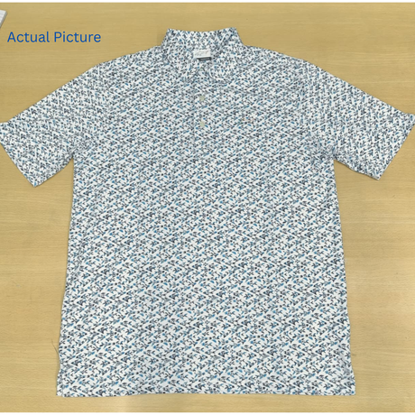 Men's Sea Life Scatter Golf Polo