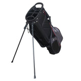 Fazer 3.0 Lightweight Golf Stand Bag – Black/Red (6 Divider)