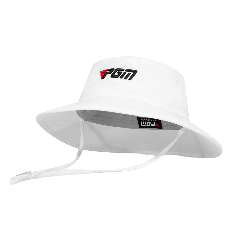 Adjustable Golf Bucket Hat for Men With Windproof Cord and Sweatband