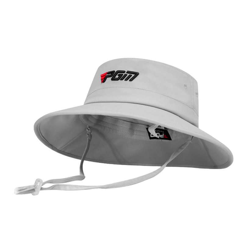 Adjustable Golf Bucket Hat for Men With Windproof Cord and Sweatband